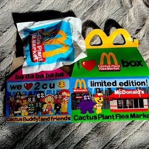 Cactus plant flea market happy meal grimace still in bag W/Box